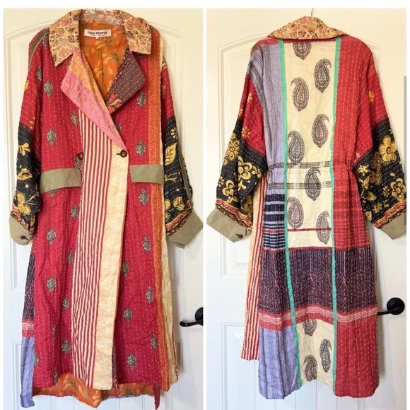 NWOT Free People Island Bright Duster Sz M/ MSRP $398